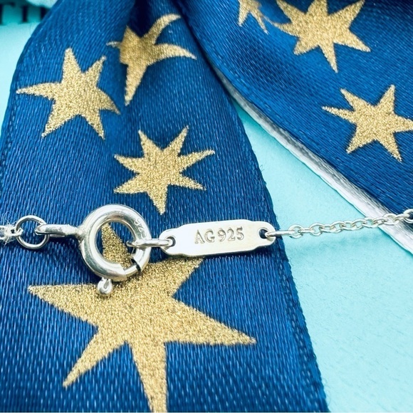 Tiffany & Co. Filigree Heart Lock Key Charm Necklace 18” with Packaging - Picture 7 of 9